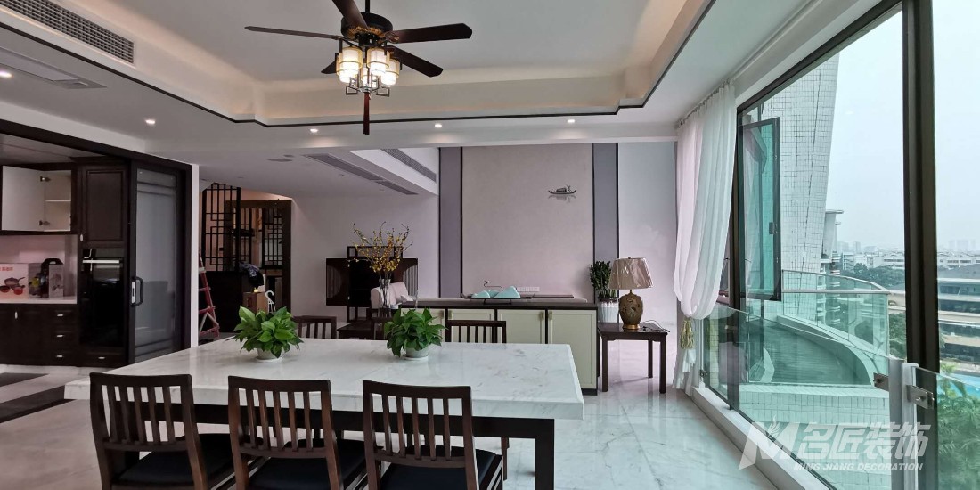 奕翠園復(fù)試新中式實景案例