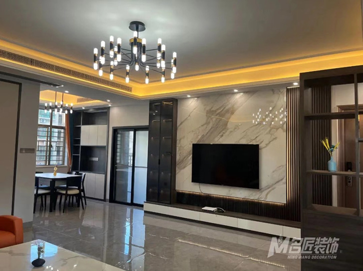 天明豪庭 | 135平米現(xiàn)代風(fēng)格實景案例，詮釋生活的本真!