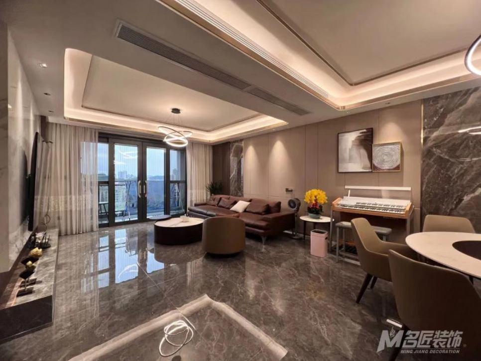 【大信君匯灣】190㎡大平層現(xiàn)代實景案例